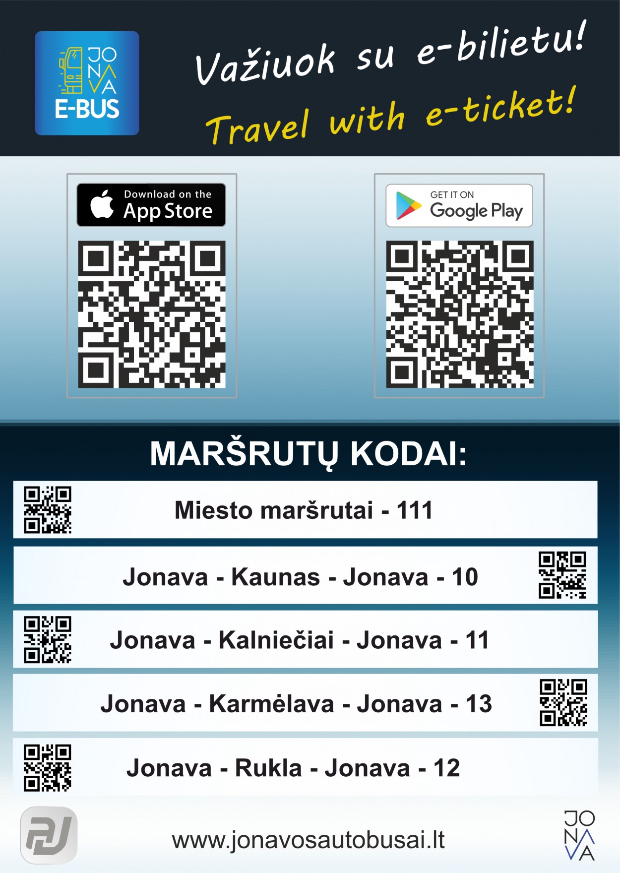 Su programėle Jonava E-BUS naudokitės viešojo transporto paslaugomis patogiau