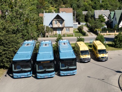 Jonavoje – penki nauji autobusai: į gatves išriedės dar daugiau elektrinio transporto
